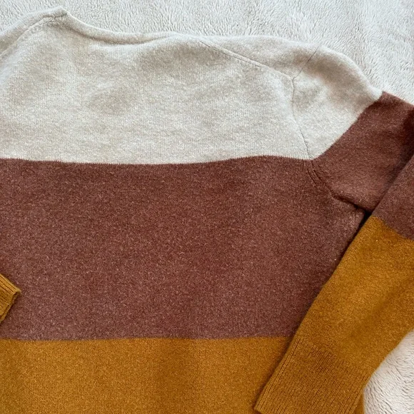 Madewell Kent Colorblock Long Cardigan with Wool and Alpaca - Picture 8 of 8